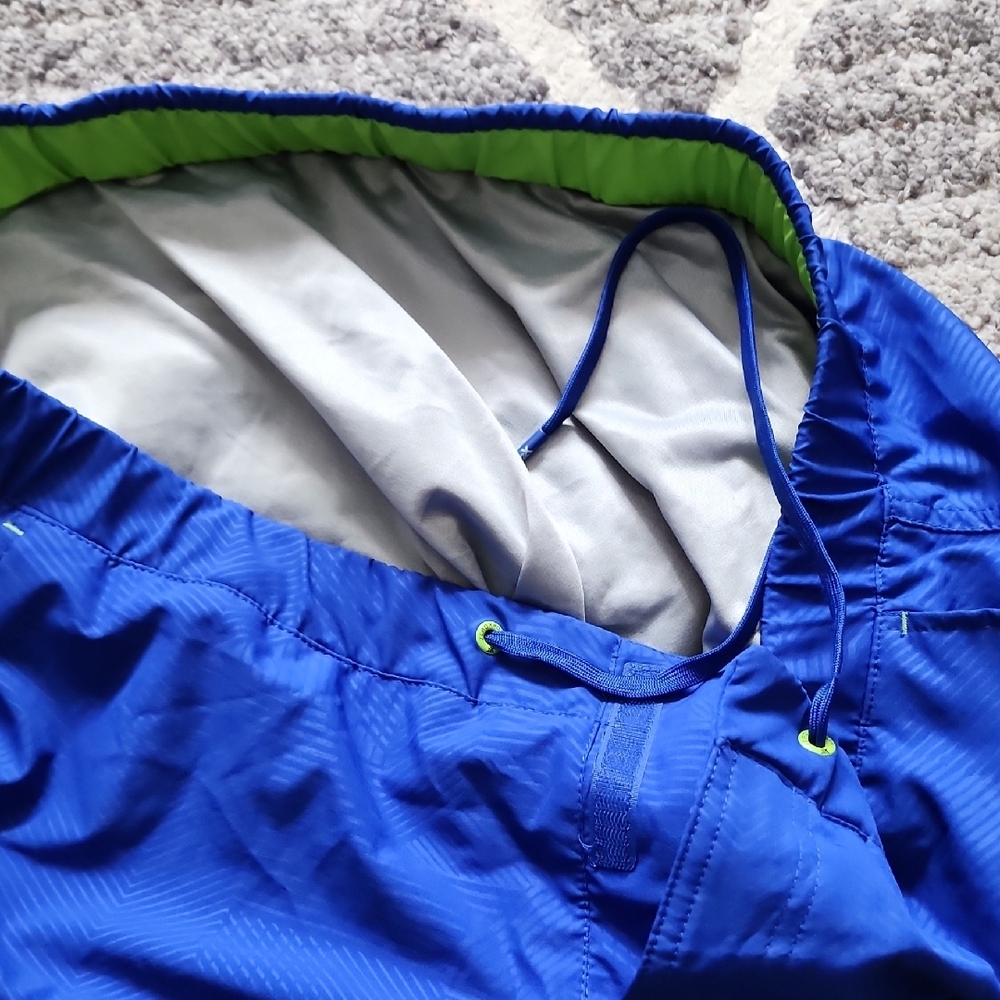 ZeroXposur Green and Blue Swim Trunks with Quick-Dry Fabric - Picture 5 of 5